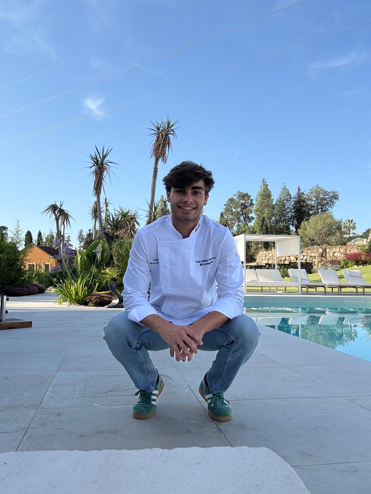 Professional private chef in kitchen